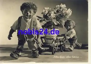 Mecki Igel mit Leiterwagen Nr. 25 o