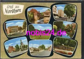 48500 Nordhorn Mehrbildkarte  o 1981