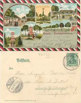 46562 Friedrichsfeld Varel Truppenübungsplatz Litho o 6.6.1903