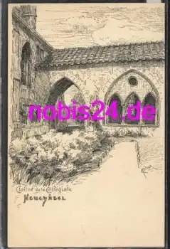 Neuchatel Clostre de la Colegiale *ca.1910