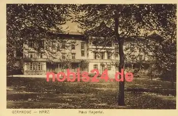 06507 Gernrode Harz Haus Hagental o 12.8.1919