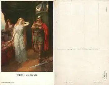 Richard Wagner Tristan und Isolde Künstlerkarte M. Munk Nr. 801 *ca. 1920