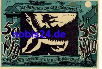 09350 Lichtenstein Notgeld 50 Pfennige 1921