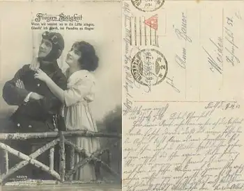 Fliegers Seligkeit Serienkarte 5009/4 o 8.9.1918