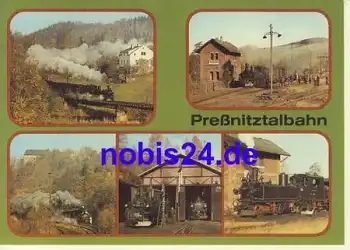 09429 Wolkenstein Preßnitztalbahn Eisenbahn *ca.1986