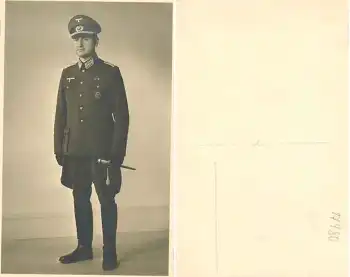 Deutsche Wehrmacht Offizier Ausgangsuniform Privatfoto *um 1940