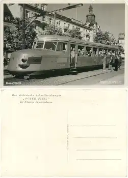 Rorschach Schnelltriebwagen "Roter Pfeil" der Schweizer Bundesbahn *um 1940