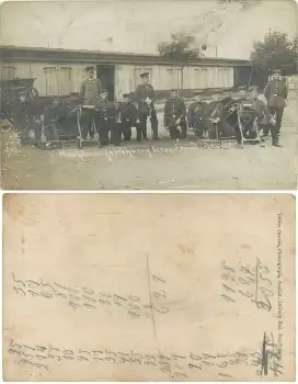 Maschienengewehrzug Alten Grabow 1916
