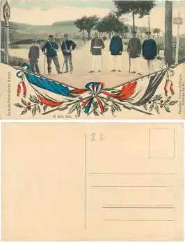 Deutsch Französische Grenze Zoll *um 1910