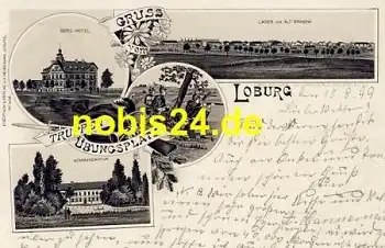 39279 Loburg Litho Truppenübungsplatz o 15.8.1899