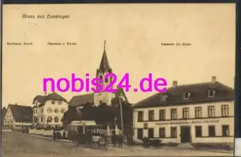 78655 Dunningen Gasthaus Pfarrhaus o 1912