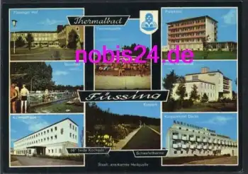 94072 Füssing Hotels Freibad Thermalquelle o ca.1971