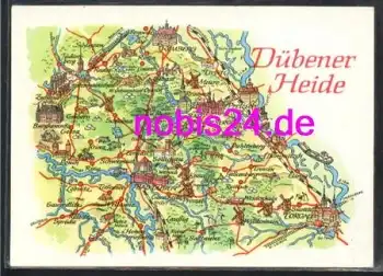 06905 Dübener Heide Künstlerkarte A Hoppe o ca.1980