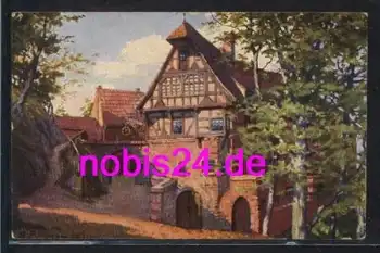 Eisenach Wartburg Künstlerkarte o 2.7.1921