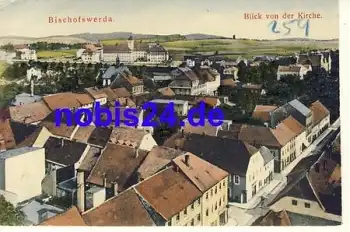 01877 Bischofswerda von der Kirche o 1917