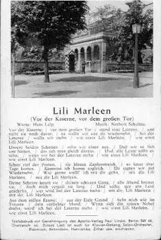 Lili Marleen (vor der Kaserne, vor dem Großen Tor) * ca. 1940