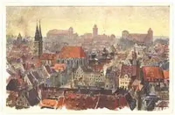 Nürnberg Künstlerkarte Kley gebr. 1919