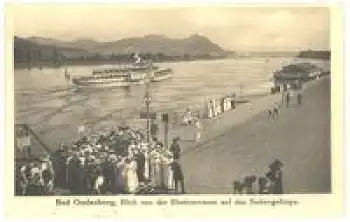 Rheindampfer Bad Godesberg Blick von der Rheinterrasse o 14.2.1914