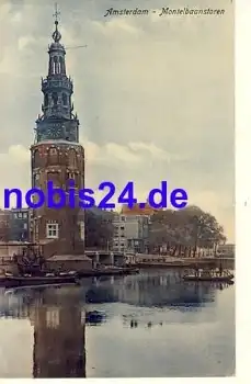 Amsterdam Montelbaanstoren *ca.1920