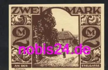 Paderborn Notgeld 2 Mark 1921