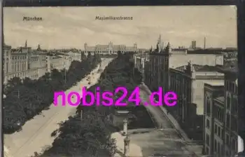 München Maximilianstrasse o 18.8.1912