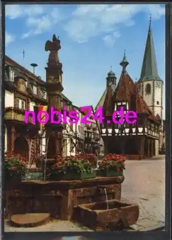 64720 Michelstadt Brunnen am Rathaus *ca.1975