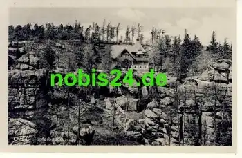 02797 Oybin Berg mit Töpferbaude o 10.9.1953