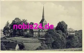 09669 Niederrossau Schule Kirche Pfarre o 1932