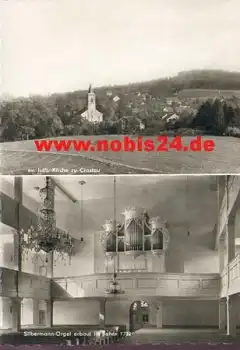 02681 Crostau Kirche mit Silbermann Orgel *ca. 1966