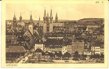 Würzburg Totalansicht * ca. 1920