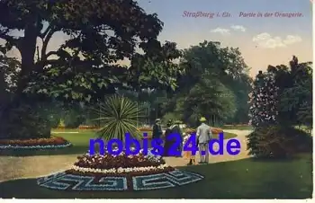 Strassburg Elsass Orangerie o 1915