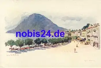 Lugano Künstlerkarte * ca.1930