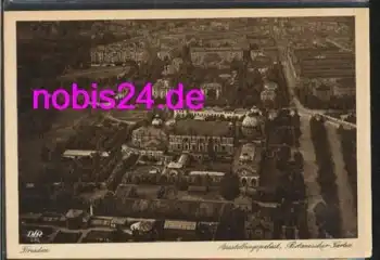 Dresden Stübelplatz Ausstellungspalast Luftbild *ca.1940