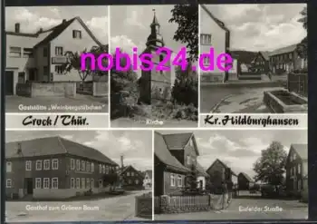 98673 Crock Auengrund Thüringen Gasthaus o ca.1976