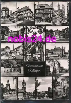 Göttingen Mehrbildkarte Gänseliesel o 7.6.1964