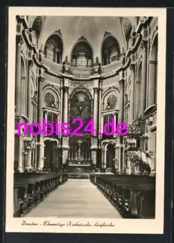 Dresden Kath. Hofkirche Innenansicht *ca.1965