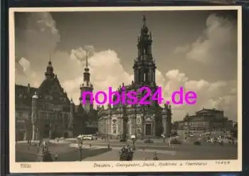 Dresden Hofkirche Opernhaus *ca.1980 Hahn-Foto10898
