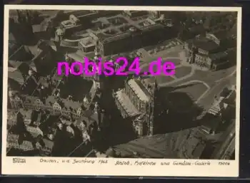 Dresden Schloss Hofkirche und Gemälde Galerie * 1950 Verlag Hahn-Foto13004