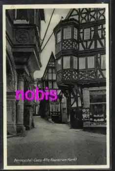 54470 Berncastel Cues Alte Häuser Markt  *ca.1935