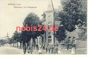 06388 Gröbzig Cöthenerstrasse Post o 1908