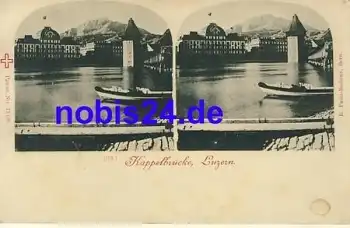 Luzern Kuppelbrücke *ca.1900