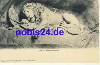 Luzern Löwendenkmal *ca.1900