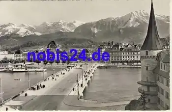 Luzern Seebrücke Bahnhof  *ca. 1960