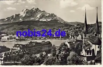 Luzern mit Pilatus *ca. 1960