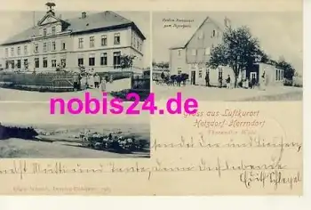 09600 Hetzdorf Herrndorf Gasthof Schule o 1900
