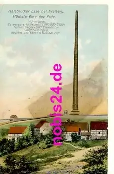 09633 Halsbrücke Höchste Esse der Welt *ca.1915