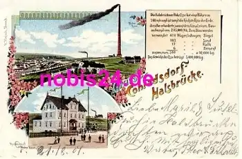 09633 Conradsdorf Halsbrücke Litho o 1901