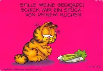 Garfield Stille meine Begierde!... o 11.6.1978
