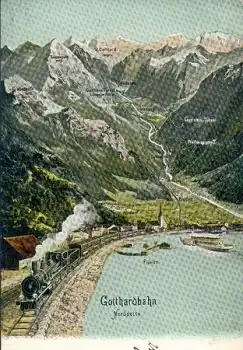 Gotthardbahn Nordseite * ca. 1905