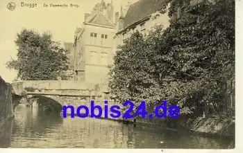 Brugge De Vlaamsche Brug o 1916